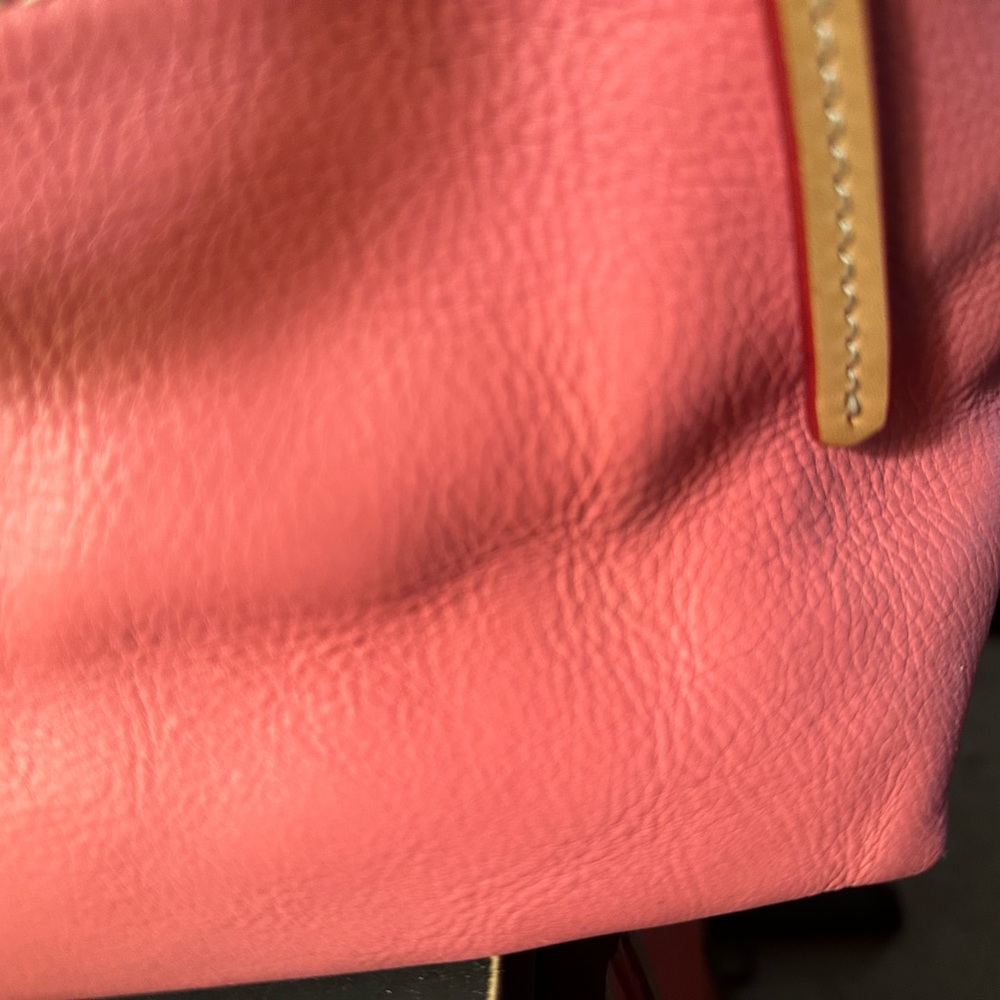 Dooney and Bourke bubblegum pink (no strap) there are spots here and there l@@k! - Picture 13 of 13
